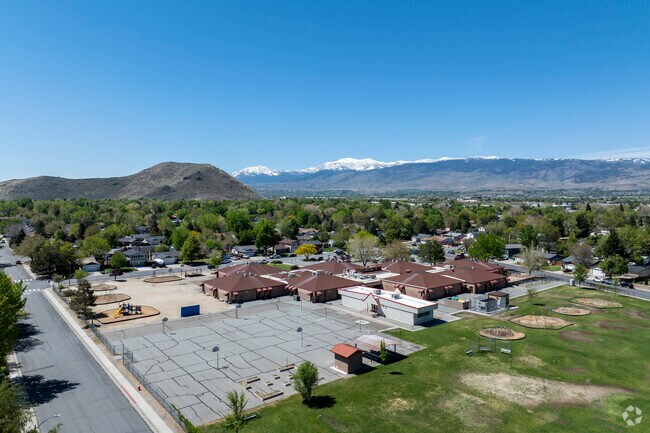 A view of Edwin S. Dodson Elementary School facing South West.
