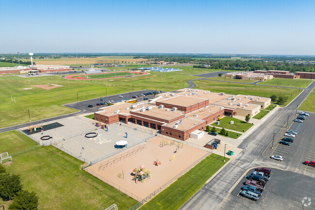 Here is an aerial view of Apollo Elementary School.