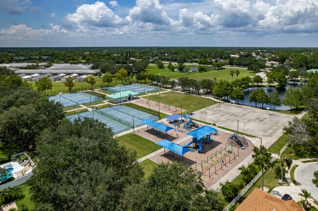 Aerial view of Airport Park in Port Orange.