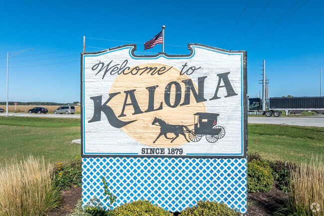 Kalona is a great place to live because of its affordable living, thriving downtown, and proximity to Iowa City.