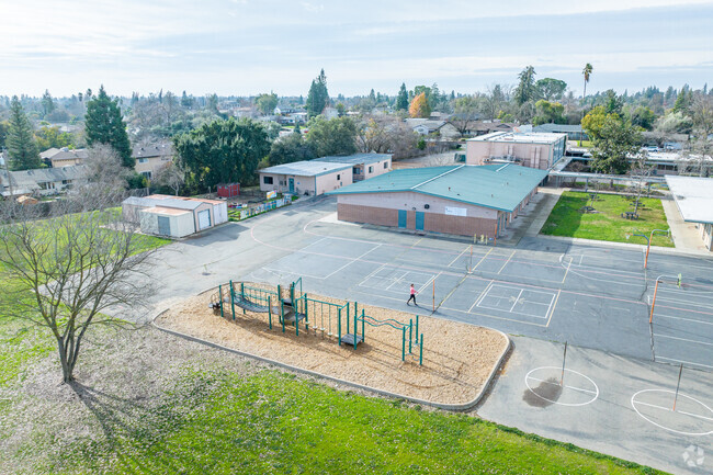Play on the playground at Albert Schweitzer Elementary School.