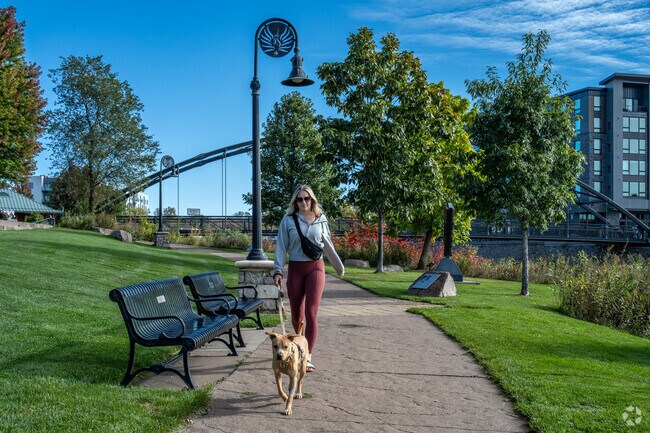 Eau Claire dog lovers will take daily walks along the paths at Phoenix Park.
