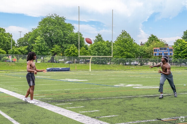 Play football with your friends in Reservoir Hill.