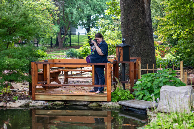 Enjoy the scenery at the Ward-Meade Botanical Gardens near Kenwood.