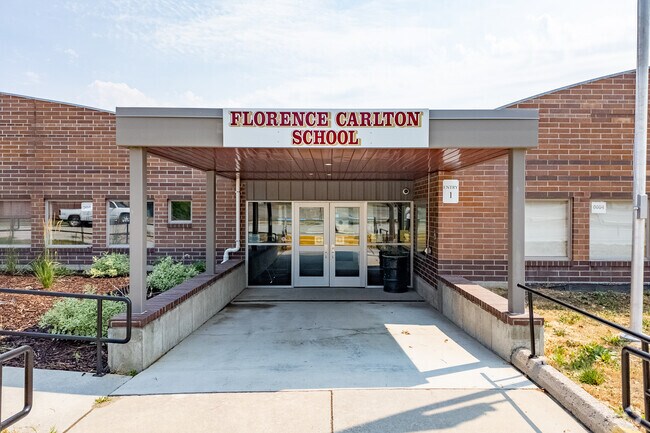 Florence-Carlton High School located at the same ground as elementary in middle school.