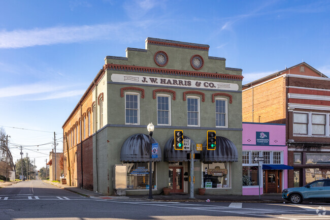 The old J.W. Harris building is located in the middle of downtown Americus, GA, and is a historic general store.