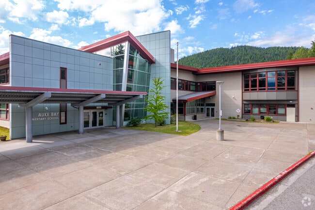Auke Bay Elementary School serves students in pre-K through 5th grade in the Auke Bay area.