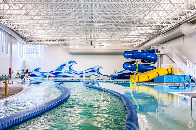 At the Merriam Community Center they have both an indoor and outdoor pool.
