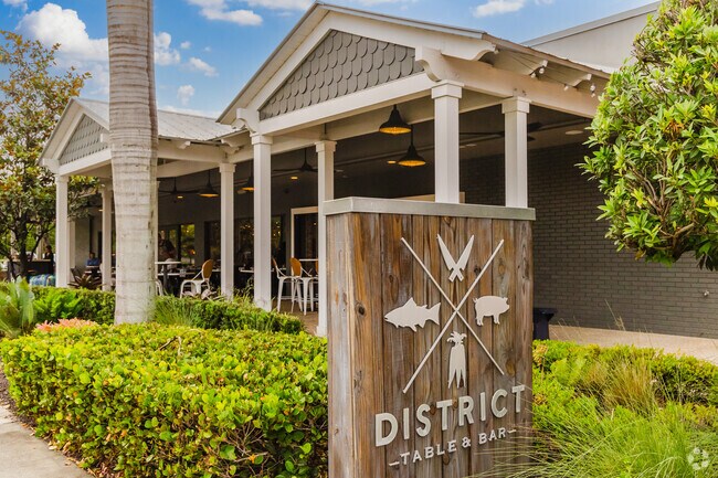 The District Table & Bar in Port Salerno starts dishes with the freshest local ingredients.