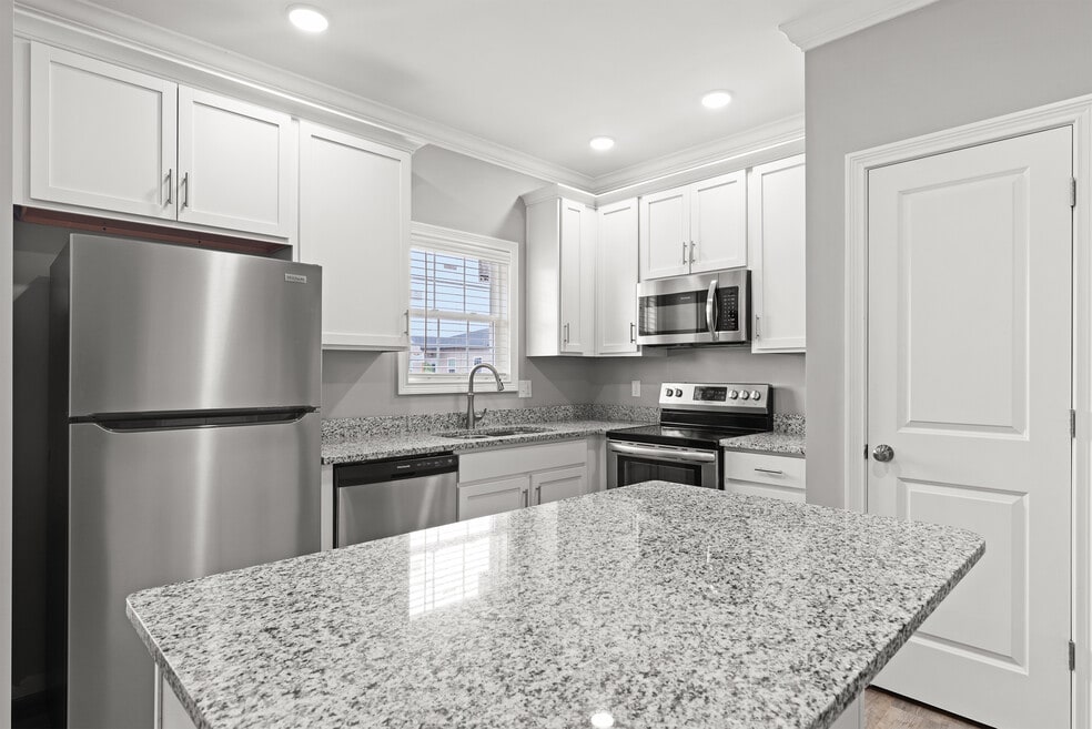 2BR, 2BA - 980 SF- Upstairs Kitchen