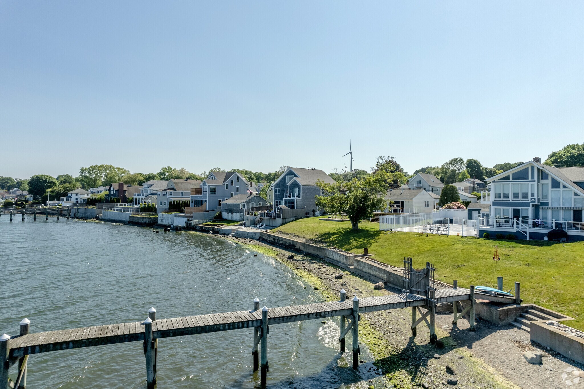 In the Portsmouth neighborhood a dock is a great asset to a home's value.