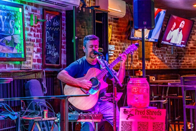 Live music can be heard at many places in Gulfport neighborhood.