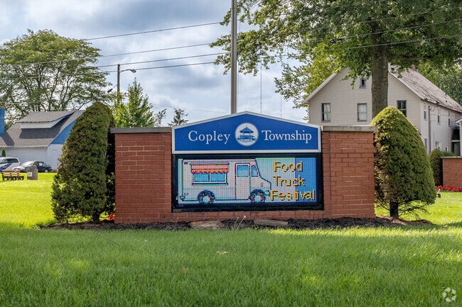 Discover the welcoming charm of Copley, a neighborhood known for its peaceful atmosphere.