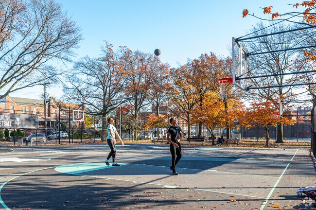 Fox playground has a couple of basketball courts