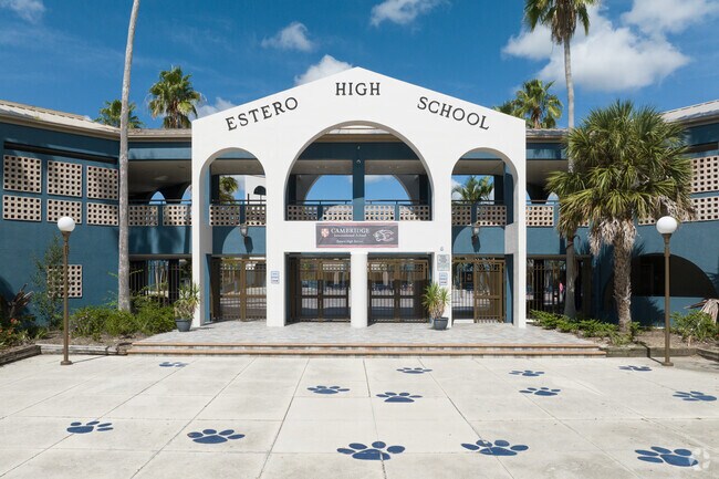 Estero High School in Estero has 1311 students and a 20:1 Student to teacher ratio.