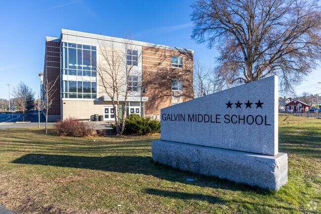 Galvin Middle School serves grades 5–8 in Downtown Wakefield.