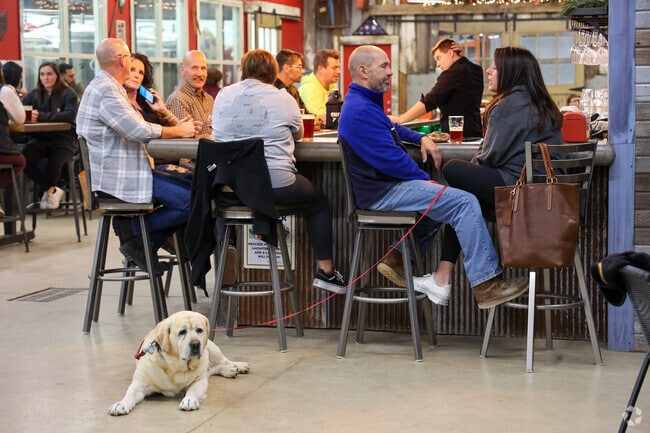 Bring your pup and visit with friends at Red Wagon Brewery in Columbia Station.