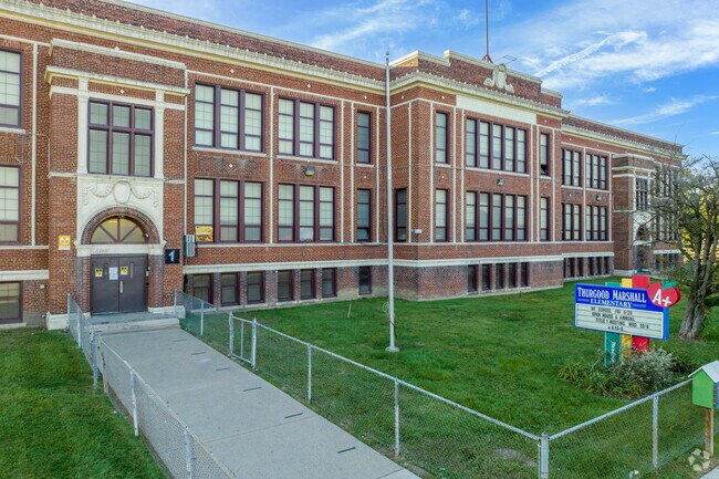 Thurgood Marshall Elementary-Middle School in Detroit is attended by Pilgrim Village and Mcnichols Evergreen students.
