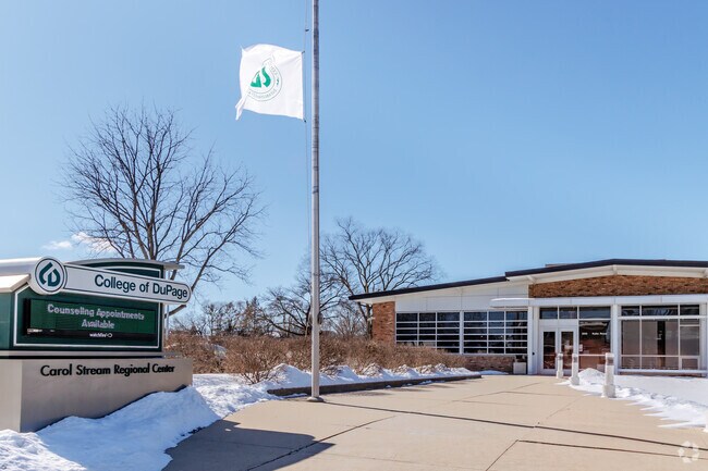 The College of DuPage Carol Stream Center is part of the two-year College of DuPage.