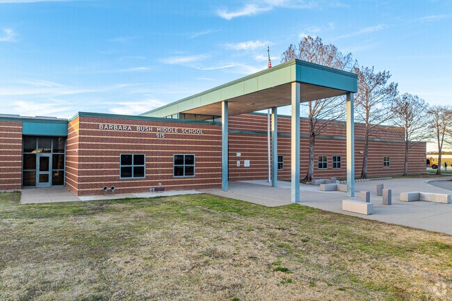 Welcome to the Barbara Bush Middle School in the Valley Ranch neighborhood of Dallas, Texas.