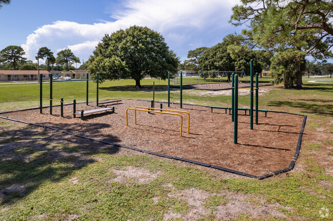 Fort Pierce Chester Moore Elementary offers a playground for students.