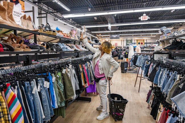 Mayfield Heights locals can find designer clothes at a discount at Uptown Cheapskate.