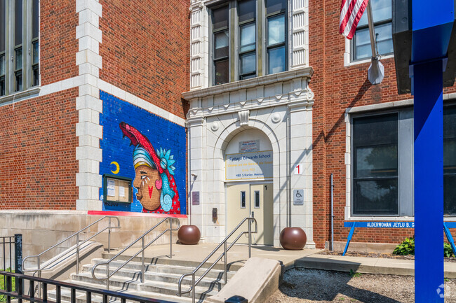 Edwards Elementary School has a student-teacher ratio of 14 to 1.