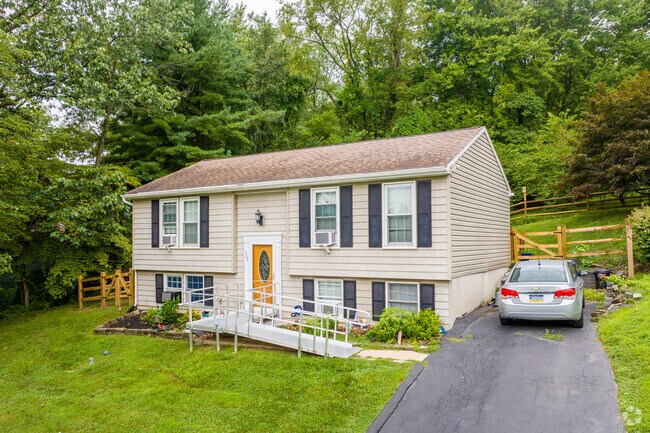 In the north Split-Level homes on wooded lots are most common in Caln.