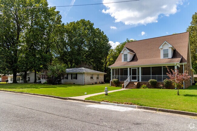 Two story homes can be found in Rowlandtown.