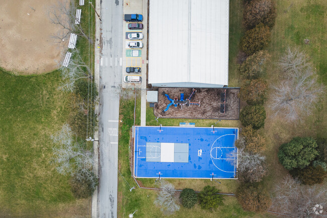 Put-in-Bay Elementary School from above
