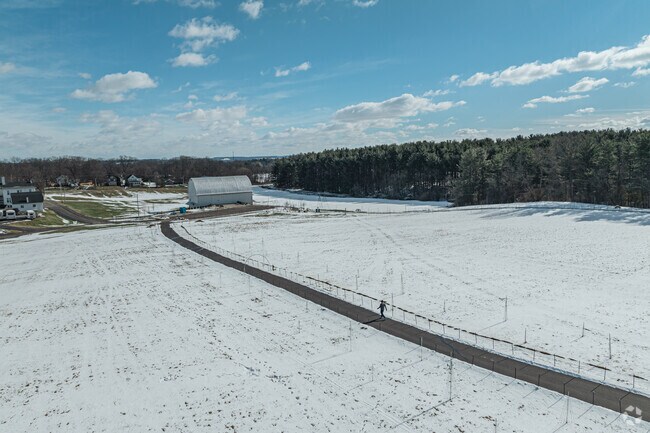 Freer Field in Ashland offers well maintained walking paths year round.