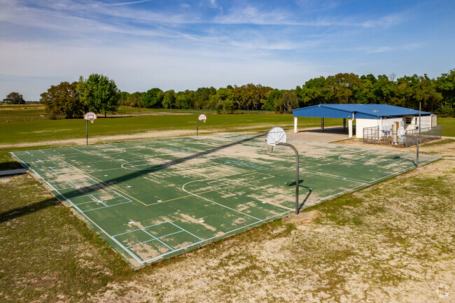 Student love to play on the basketball courts at Hammett Bowen Jr. Elementary School.