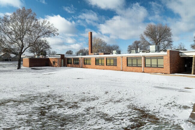 This is the side view of All Saints Catholic Elementary School.