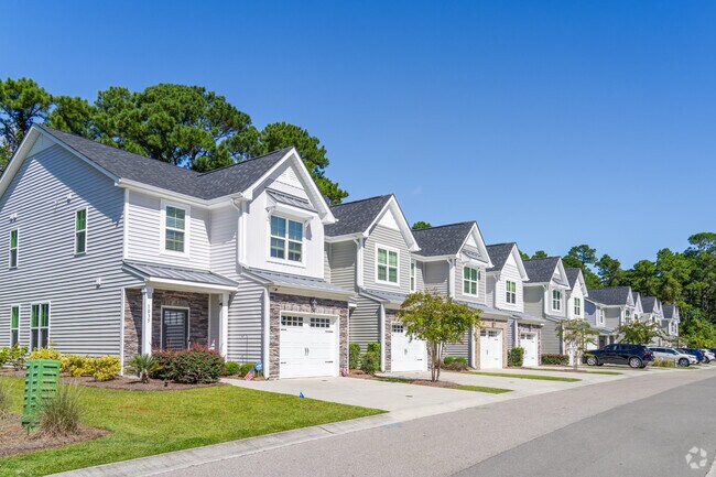 Townhomes are a budget-friendly option in Pine Hollow..