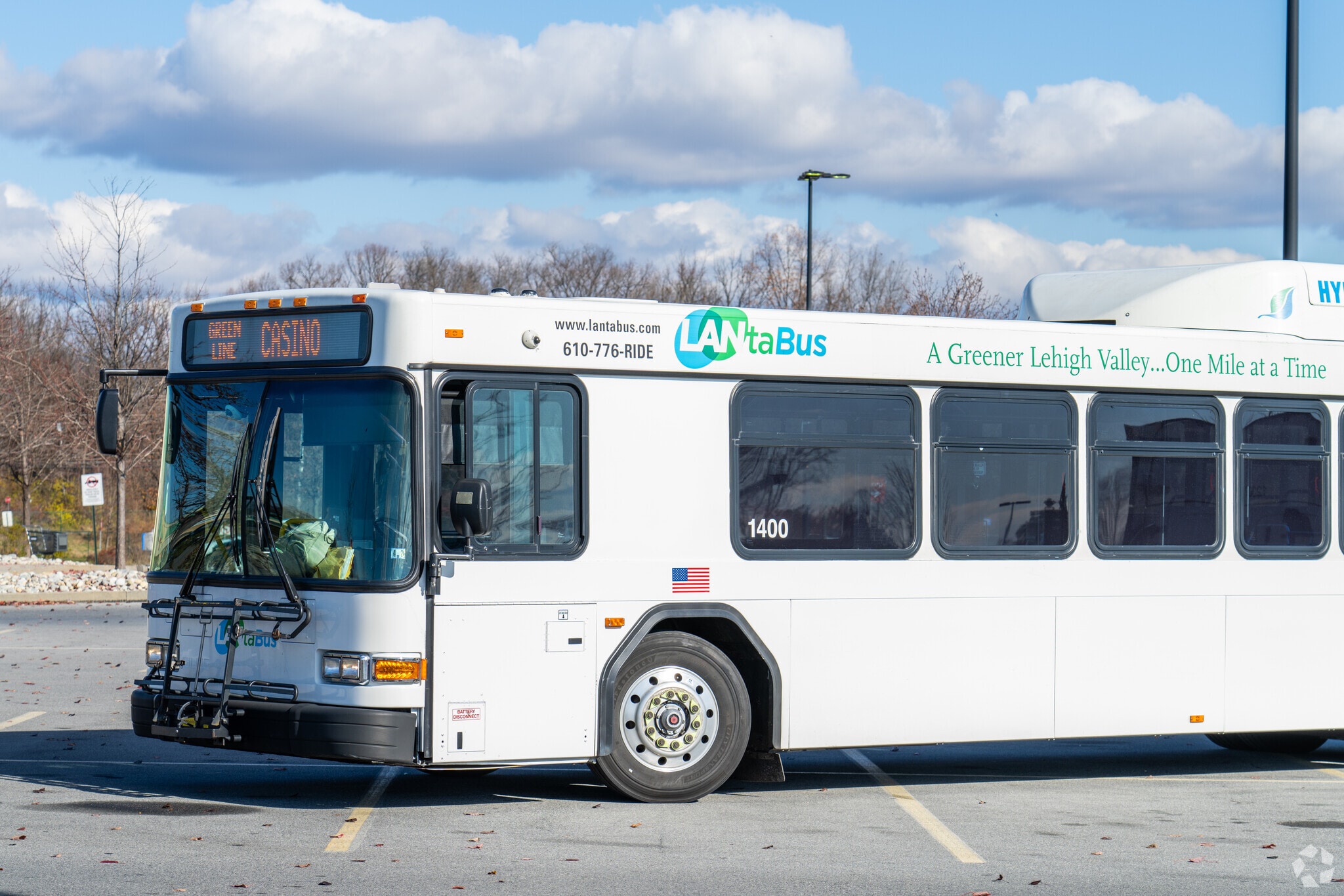 LANta busses connect Stiles with many nearby communities.
