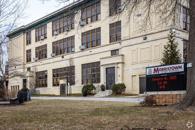 Morristown High School serves students from ninth through twelfth grades in Morristown, NJ.