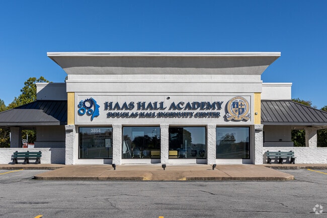 Haas Hall has 439 students at the Fayetteville campus.