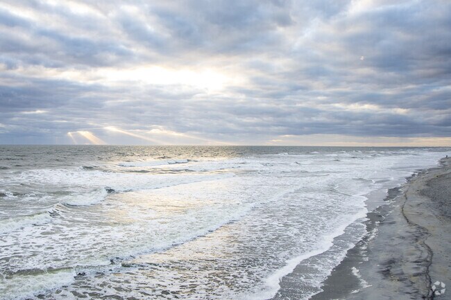 Watch the clouds roll in from the beach in Saint Augustine.