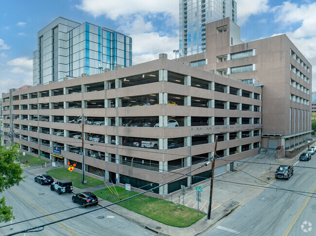 University of Texas at Austin H.S. has it's own parking garage.