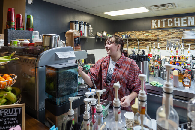 Well Grounded Cafe is a locally owned coffee shop in Huntertown.