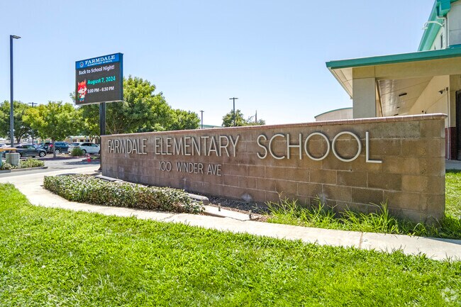 Farmdale Elementary School serves grades K-5 in Merced.