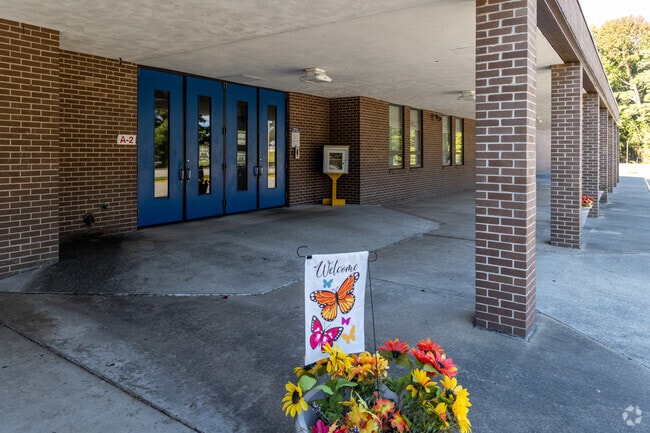 B. C. Charles Elementary School received a C+ rating from Niche.