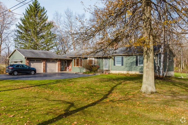 Ranch-style homes are common on wide lots across Wales.