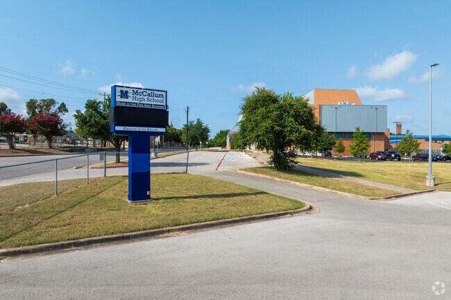 McCallum High School in Skyview fosters a strong community spirit.