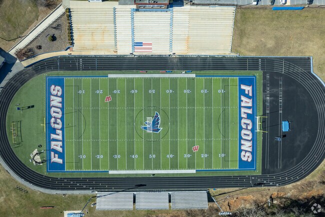 The Falcons are a major high school sports team in Fletcher.