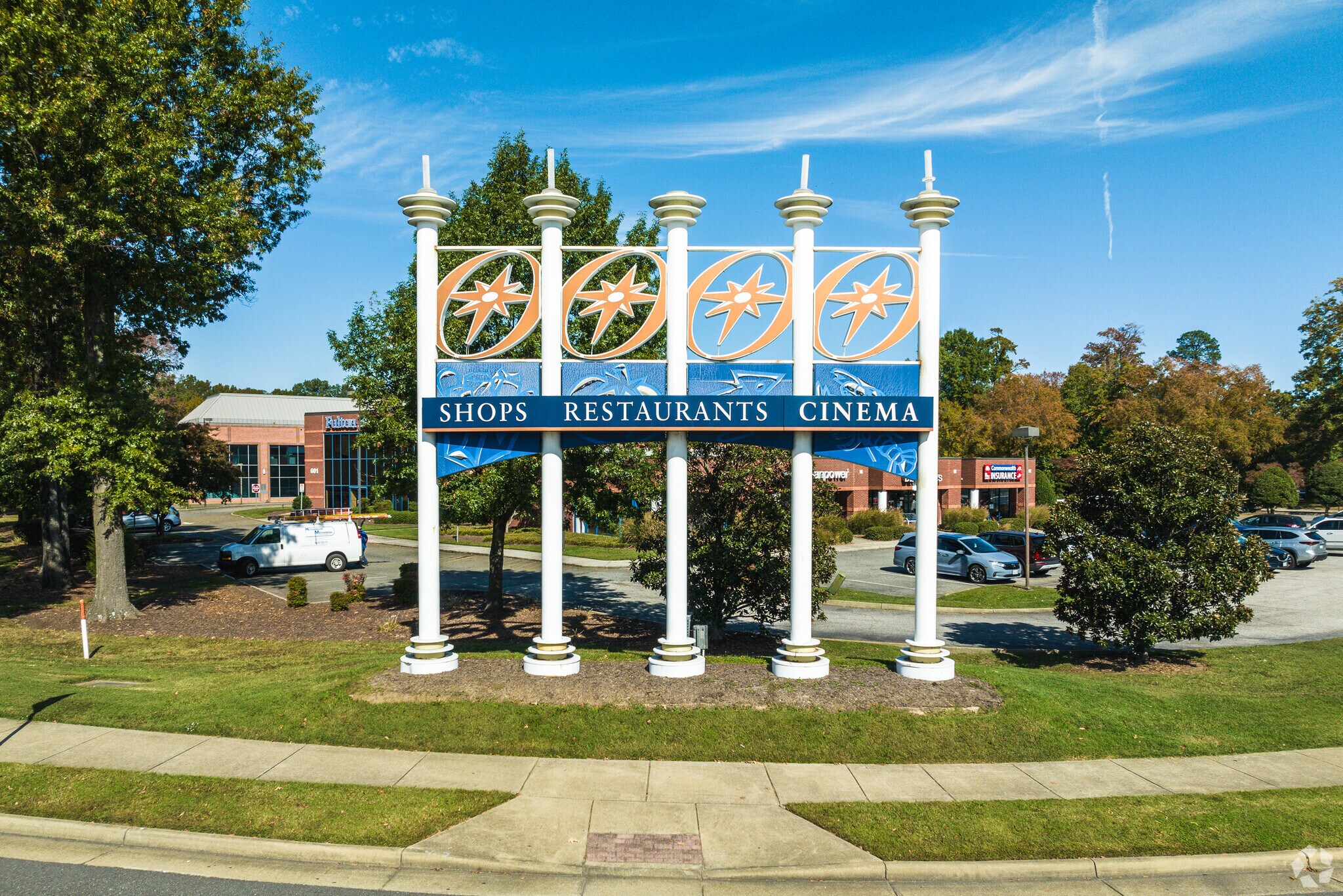 City Center at Oyster Point offers a variety of shopping and mouthwatering food options.