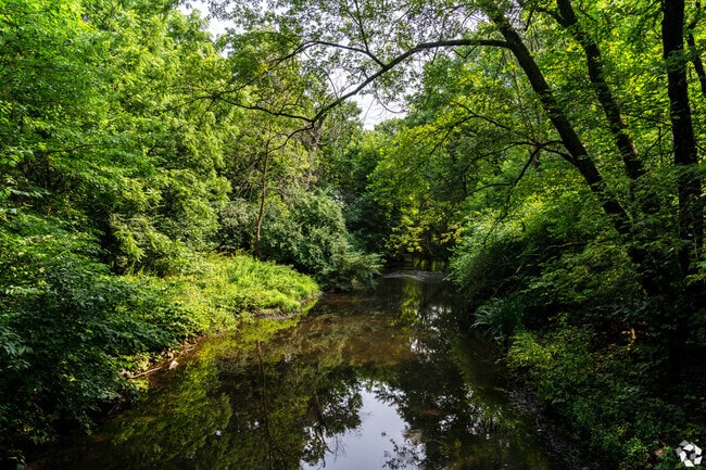 Broughton Avenue provides a scenic view of Clark's Pond.