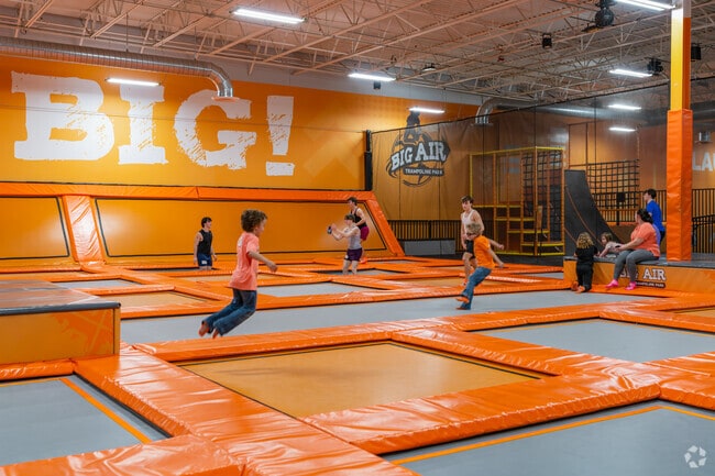 Hiram's Big Air is a top attraction that boasts a fun trampoline park.