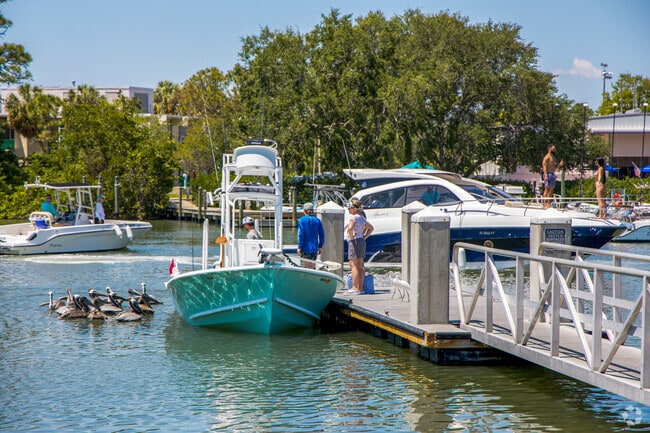 Enjoy a day on the water with your friends when you put your boat in at Maximo park.