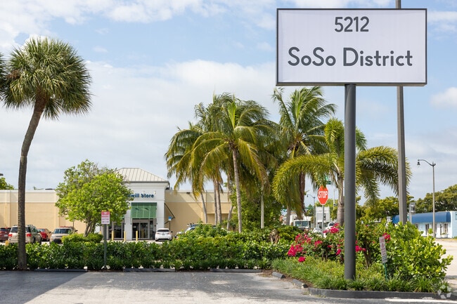 Soso Art District sign in South End neighborhood.